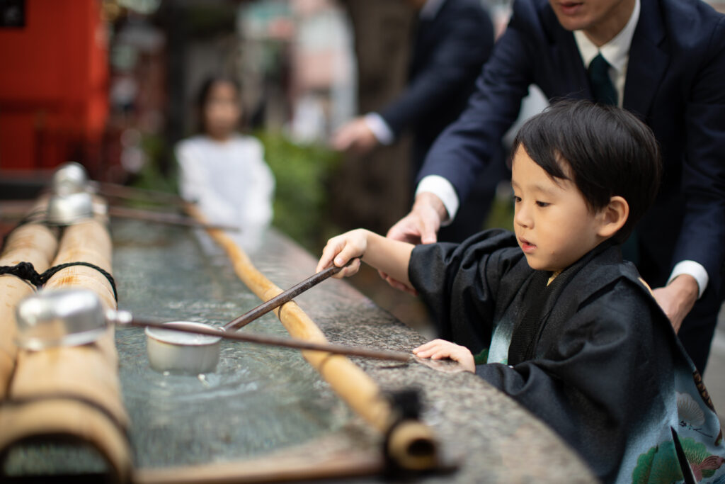 東京都千代田区の神田明神にて七五三の出張撮影